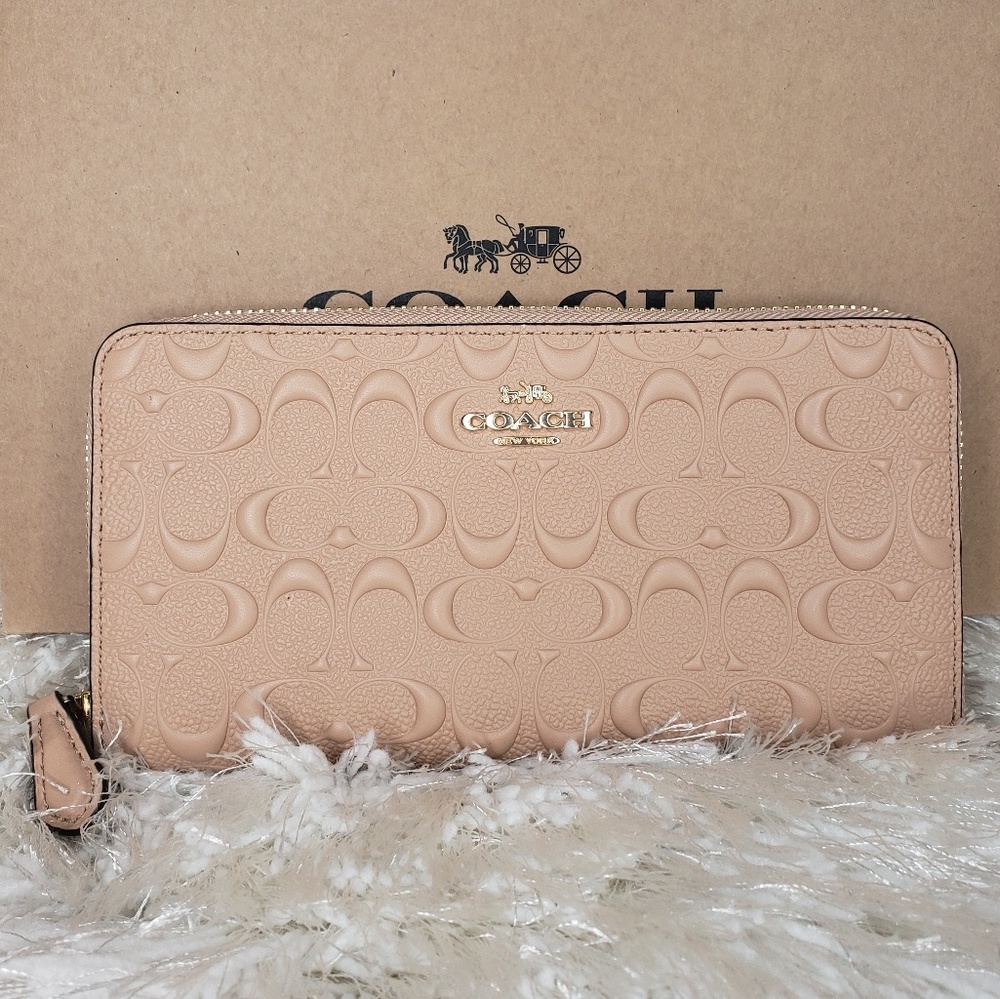 Coach Signature Leather Wallet